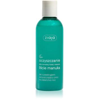 Ziaja Manuka Tree Purifying peeling tisztító gél a pórusok összehúzására 200 ml kép