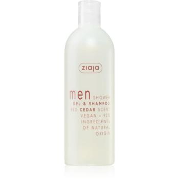 Ziaja Men sampon és tusfürdő gél 2 in 1 Red Cedar 400 ml kép