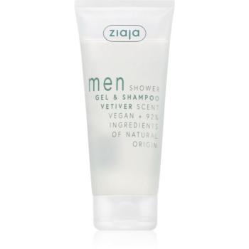 Ziaja Men tusfürdő gél és sampon 2 in 1 uraknak Vetiver 200 ml kép