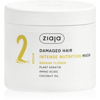 Ziaja Plant Essentials Banana Flower tápláló hajmaszk a károsult hajra 350 ml kép