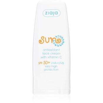 Ziaja Sun antioxidáns arckrém C vitamin SPF 50+ 50 ml kép