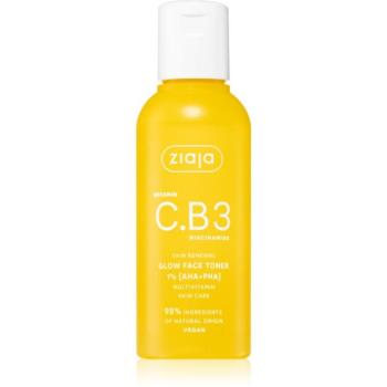 Ziaja Vitamin C.B3 Niacinamide hámlasztó tisztító tonik savakkal 1% [aha+pha] 120 ml kép